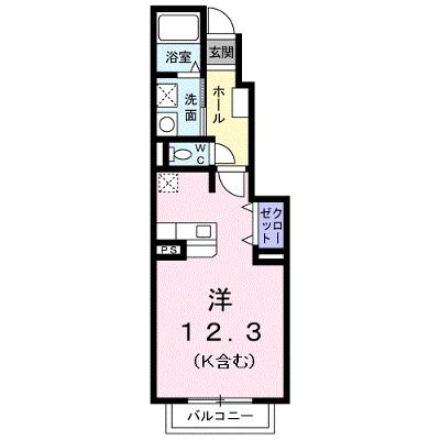 フィオーレＡ 102【管理NO：1-013449301-01020】 ★家具家電は申し込み後に搬入します★の物件画像