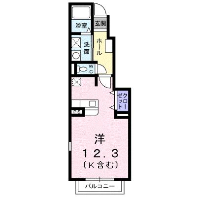 シャン・ド・フルール 105【管理NO：1-013262201-01040】 ★家具家電は申し込み後に搬入しますの物件画像