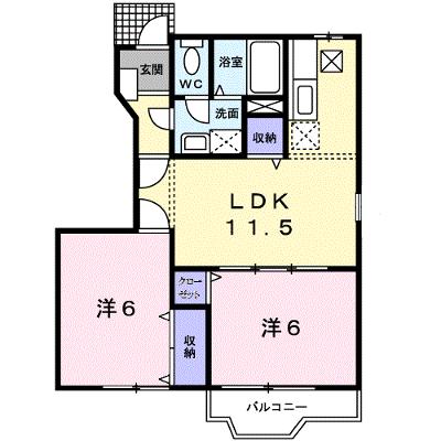 ベル・アルカンシェルＡ 101【管理NO：1-012080801-01010】 ★家具家電は申し込み後に搬入します★の物件画像