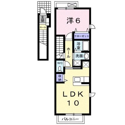 トレジャーガーデンⅠ 201【管理NO：1-011306601-02010】 ★家具家電は申し込み後に搬入しますの物件画像