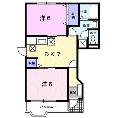 レークサイドＡ 101【管理NO：1-007983101-01010】 ★家具家電は申し込み後に搬入します★の物件画像