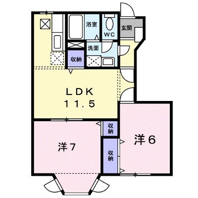 エスポワール２１ 103【管理NO：1-007837501-01030】 ★家具家電は申し込み後に搬入します★の物件画像