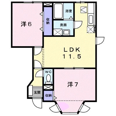 プルミェソレイユ 102【管理NO：1-007828501-01020】 ★家具家電は申し込み後に搬入します★の物件画像