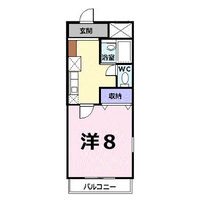 シャン・ド・フレーズ 301【管理NO：1-007978501-03010】 ★家具家電は申し込み後に搬入しますの物件画像