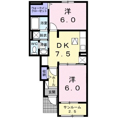 グレイス　ローズ　Ｂ 103【管理NO：1-023125902-01030】 ★家具家電は申し込み後に搬入します 2026年08月上旬入居可能の物件画像