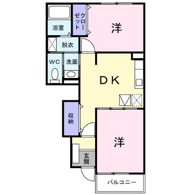 サンハウスヨシキＣ 104【管理NO：1-014561303-01040】 ★家具家電は申し込み後に搬入します★の物件画像