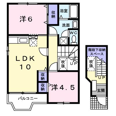 パストラルＡ 201【管理NO：1-012515301-02010】 ★家具家電は申し込み後に搬入します★の物件画像