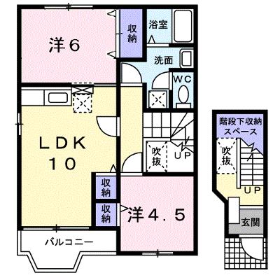 トゥ－・ル・モンド　Ｂ 201【管理NO：1-011812702-02010】 ★家具家電は申し込み後に搬入しますの物件画像