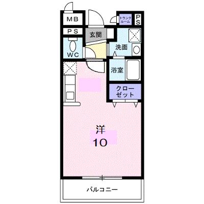 ブルースカイ 103【管理NO：1-011158601-01030】 ★家具家電は申し込み後に搬入しますの物件画像