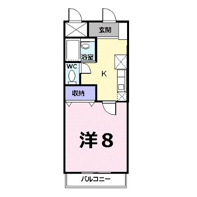 シャン・ド・フレーズ 305【管理NO：1-007978501-03040】 ★家具家電は申し込み後に搬入しますの物件画像