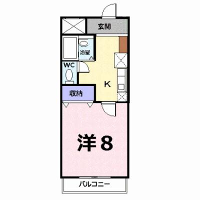シャン・ド・フレーズ 202【管理NO：1-007978501-02020】 ★家具家電は申し込み後に搬入しますの物件画像