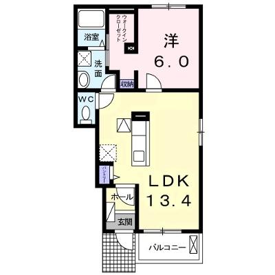 ＢＥＳＴ　ＨＯＵＳＥ　Ⅲ　Ｂ 102【管理NO：1-020423202-01020】 ★家具家電は申し込み後に搬入します★の物件画像