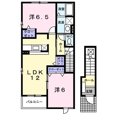 シャルム　シャトレ　Ａ 201【管理NO：1-013736601-02010】 ★家具家電は申し込み後に搬入します★の物件画像