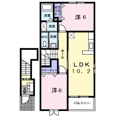 ヴァンクール　Ａ 204【管理NO：1-013720701-02040】 ★家具家電は申し込み後に搬入します★の物件画像