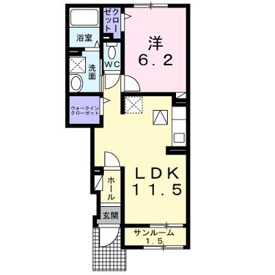 アルモニーＫ 102【管理NO：1-027249801-01020】 ★家具家電は申し込み後に搬入しますの物件画像