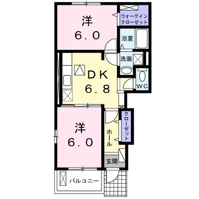 アウローラ小野田 101【管理NO：1-015966301-01010】 ★家具家電は申し込み後に搬入しますの物件画像