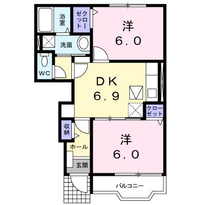 アドバンス　クロス 103【管理NO：1-011987501-01030】 ★家具家電は申し込み後に搬入しますの物件画像