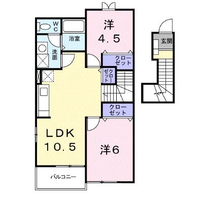 ベルクノア・Ｅ 205【管理NO：1-010227101-02040】 ★家具家電は申し込み後に搬入しますの物件画像