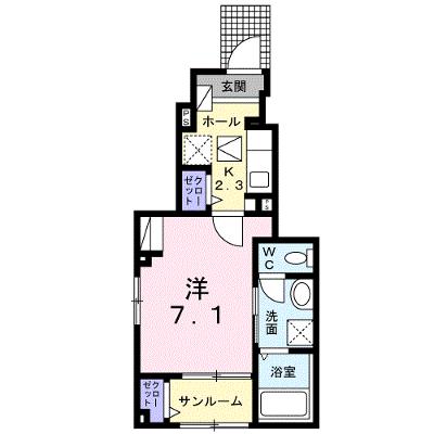 ルミナーレ　Ⅲ 105【管理NO：1-023501602-01050】 ★家具家電は申し込み後に搬入します★の物件画像