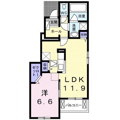 クレアンジュ　ニーナⅡ 101【管理NO：1-022746401-01010】 ★家具家電は申し込み後に搬入します★の物件画像
