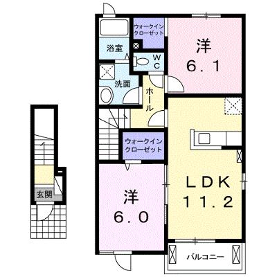 ララヴィコロ　Ｓ　Ⅱ 204【管理NO：1-018798402-02040】 ★家具家電は申し込み後に搬入しますの物件画像
