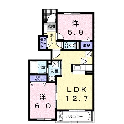 リバーサイドサワナミＣ 103【管理NO：1-014378003-01030】 ★家具家電は申し込み後に搬入します★の物件画像
