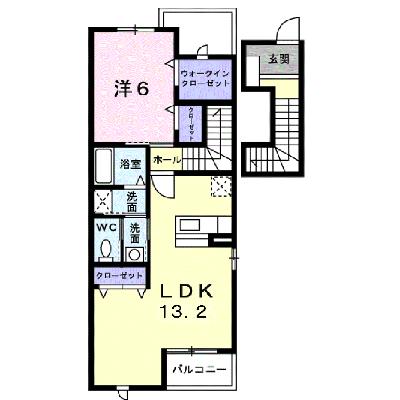 グランデ　フィオーレⅠ 205【管理NO：1-012992101-02040】 ★家具家電は申し込み後に搬入しますの物件画像