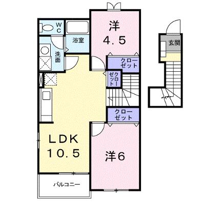 グリーン　ゲイブルズ　Ⅳ番館 202【管理NO：1-011691404-02020】 ★家具家電は申し込み後に搬入しますの物件画像