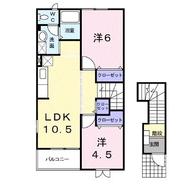 グリーン　ゲイブルズ　Ⅲ番館 201【管理NO：1-011691403-02010】 ★家具家電は申し込み後に搬入します★の物件画像