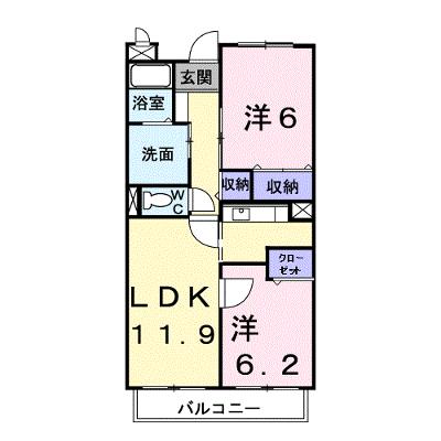 カリダ　ウェントゥス 101【管理NO：1-011555401-01010】 ★家具家電は申し込み後に搬入しますの物件画像