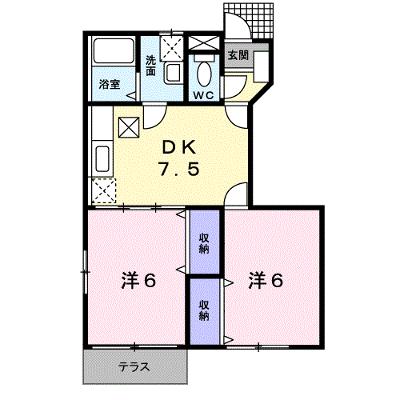 ジョリフルール 105【管理NO：1-010400501-01040】 ★家具家電は申し込み後に搬入します★の物件画像