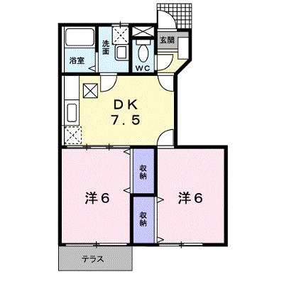 ジョリフルール 103【管理NO：1-010400501-01030】 ★家具家電は申し込み後に搬入しますの物件画像