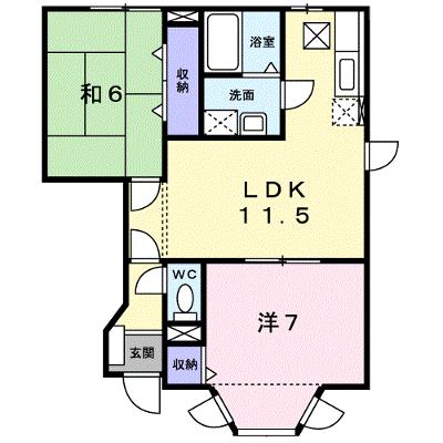 ロジュマンⅡ番館 103【管理NO：1-009662802-01030】 ★家具家電は申し込み後に搬入します★の物件画像