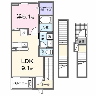 ピンズ下関Ⅰ 303【管理NO：1-027517701-03030】 ★家具家電は申し込み後に搬入します 2026年07月下旬入居可能の物件画像