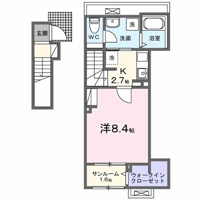 ピンズ下関Ⅰ 202【管理NO：1-027517701-02020】 ★家具家電は申し込み後に搬入しますの物件画像