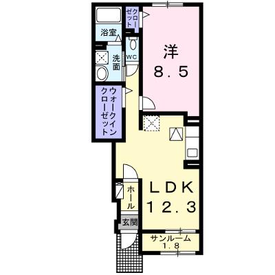 カルム　高砂 103【管理NO：1-026849101-01030】 ★家具家電は申し込み後に搬入しますの物件画像