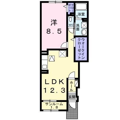 カルム　高砂 101【管理NO：1-026849101-01010】 ★家具家電は申し込み後に搬入しますの物件画像