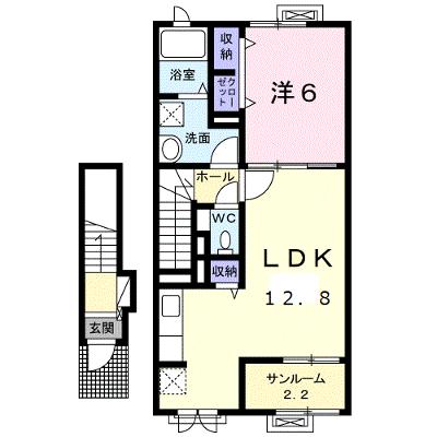 ユリシス 203【管理NO：1-023643601-02030】 ★家具家電は申し込み後に搬入しますの物件画像