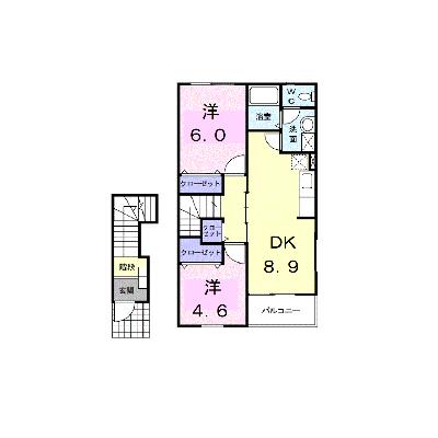ビッグ　フォレスト　Ｂ 203【管理NO：1-012101602-02030】 ★家具家電は申し込み後に搬入します★の物件画像