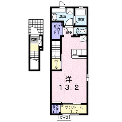 エクセラン 201【管理NO：1-025014101-02010】 ★家具家電は申し込み後に搬入しますの物件画像