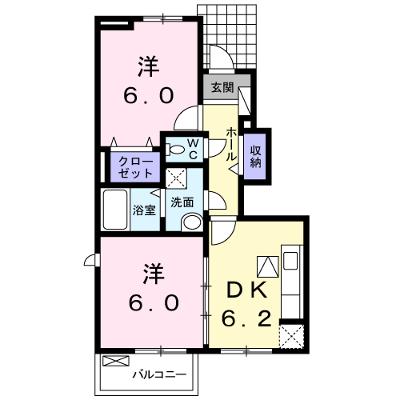 アルカンシエル・Ⅱ 102【管理NO：1-018982702-01020】 ★家具家電は申し込み後に搬入します★の物件画像