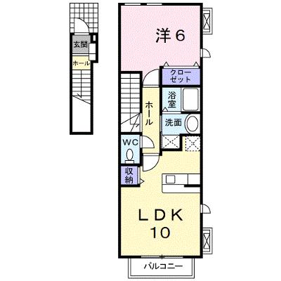 ターナリーⅤ 201【管理NO：1-016407901-02010】 ★家具家電は申し込み後に搬入しますの物件画像