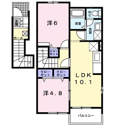 メゾン・ルミエールＦ 201【管理NO：1-014114002-02010】 ★家具家電は申し込み後に搬入します★の物件画像