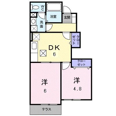 メゾン・ルミエールＦ 103【管理NO：1-014114002-01030】 ★家具家電は申し込み後に搬入します 2026年07月下旬入居可能の物件画像