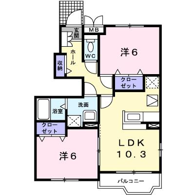 アパシーブレ　Ⅰ番館 101【管理NO：1-014038501-01010】 ★家具家電は申し込み後に搬入しますの物件画像