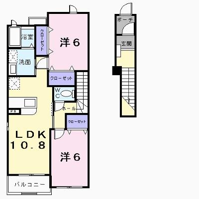 サニーレジデンス　Ⅰ番館 202【管理NO：1-012923701-02020】 2026年06月下旬入居可能の物件画像