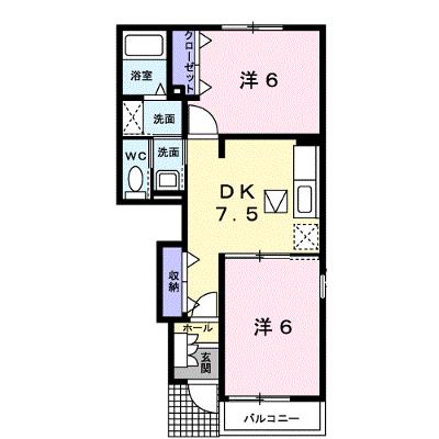 ガーデンヒルズＡ 105【管理NO：1-012769201-01040】 ★家具家電は申し込み後に搬入しますの物件画像