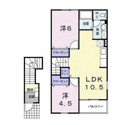 ソレアードエムＢ 205【管理NO：1-012438601-02040】 ★家具家電は申し込み後に搬入しますの物件画像