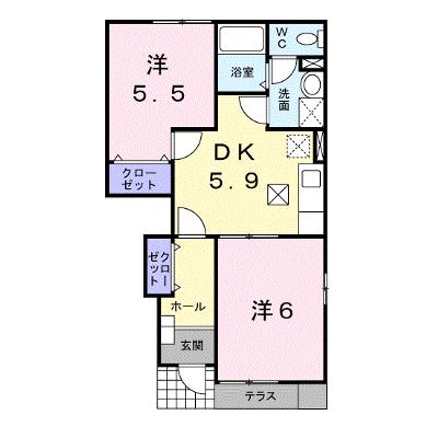 ソレアードエムＡ 105【管理NO：1-012044901-01040】 ★家具家電は申し込み後に搬入しますの物件画像