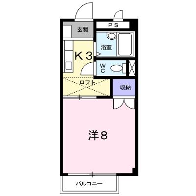 ジュネス一の宮 202【管理NO：1-009487801-02020】 ★家具家電は申し込み後に搬入します★の物件画像